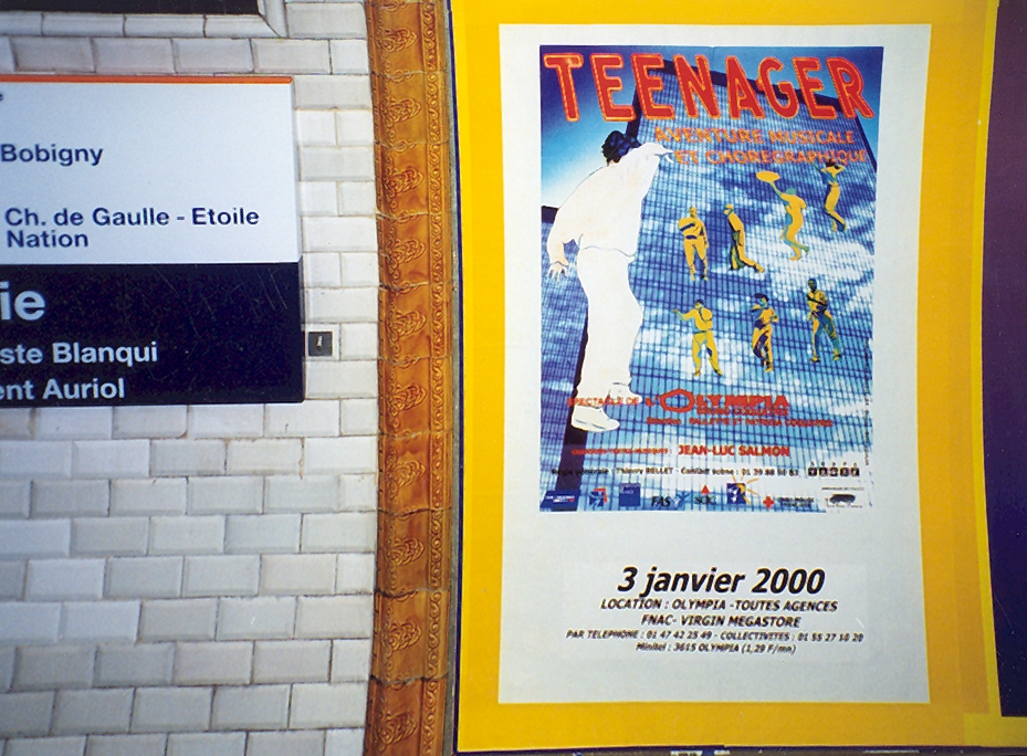 Olympia 2000 : Affiche dans le métro