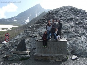 À 2744 m d'altitude : la frontière franco-italienne