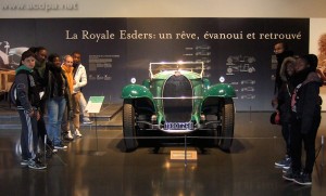 Cité de l’Automobile à Mulhouse : l’équipe Teenager devant le rêve retrouvé, la Bugatti Royale Esders