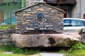 fontaine à Ponte Chianale (Italie)