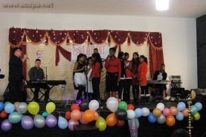 Le spectacle pour la fête de Noel des tamoul, à Garges, avec les sri-lankaise de Sarcelles