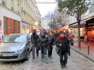 Dans les rues de Paris, le 20 décembre