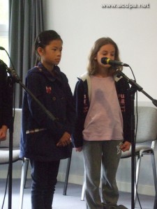 Les 2 benjamines du stage : Aurore et Emma