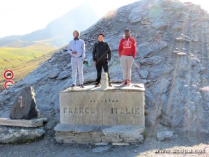 Col d'Aniel : Alexandre, Arthur et Yves (mais où sont les filles?)