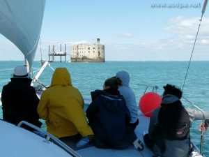 Approche du fort Boyard