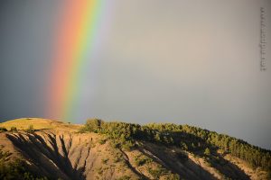 Arc-en-ciel à Chorges, le 13 juillet