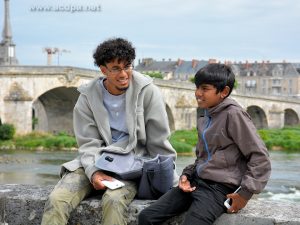 Alexandre et Abimaniou à Blois, jour de relâche (4 août )