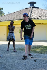 Succès de Mattéo, à la pétanque