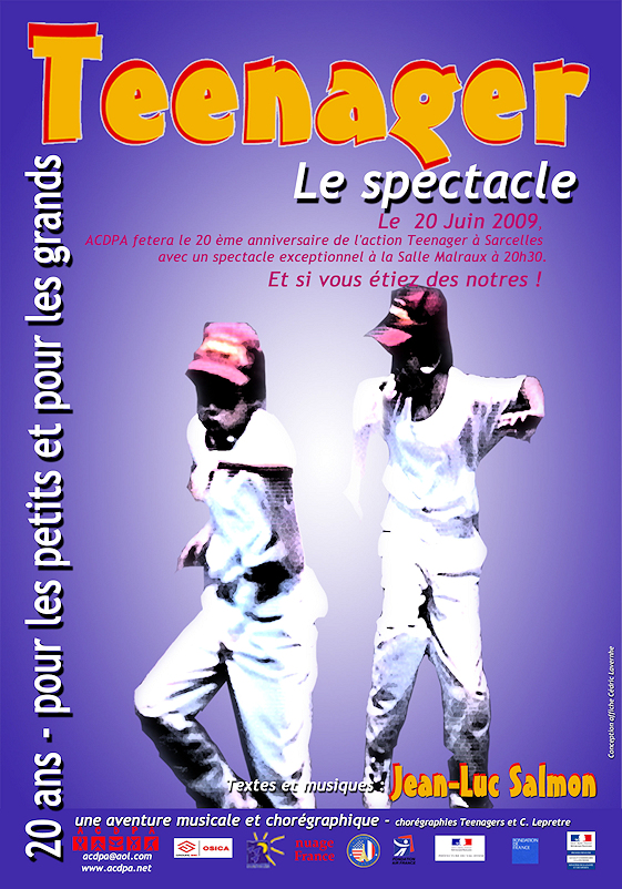 Affiche "Teenager" de Sarcelles 2009 
