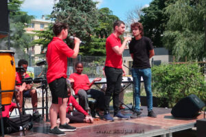 Angelo, Damian, Aminata, Hugo et Médi